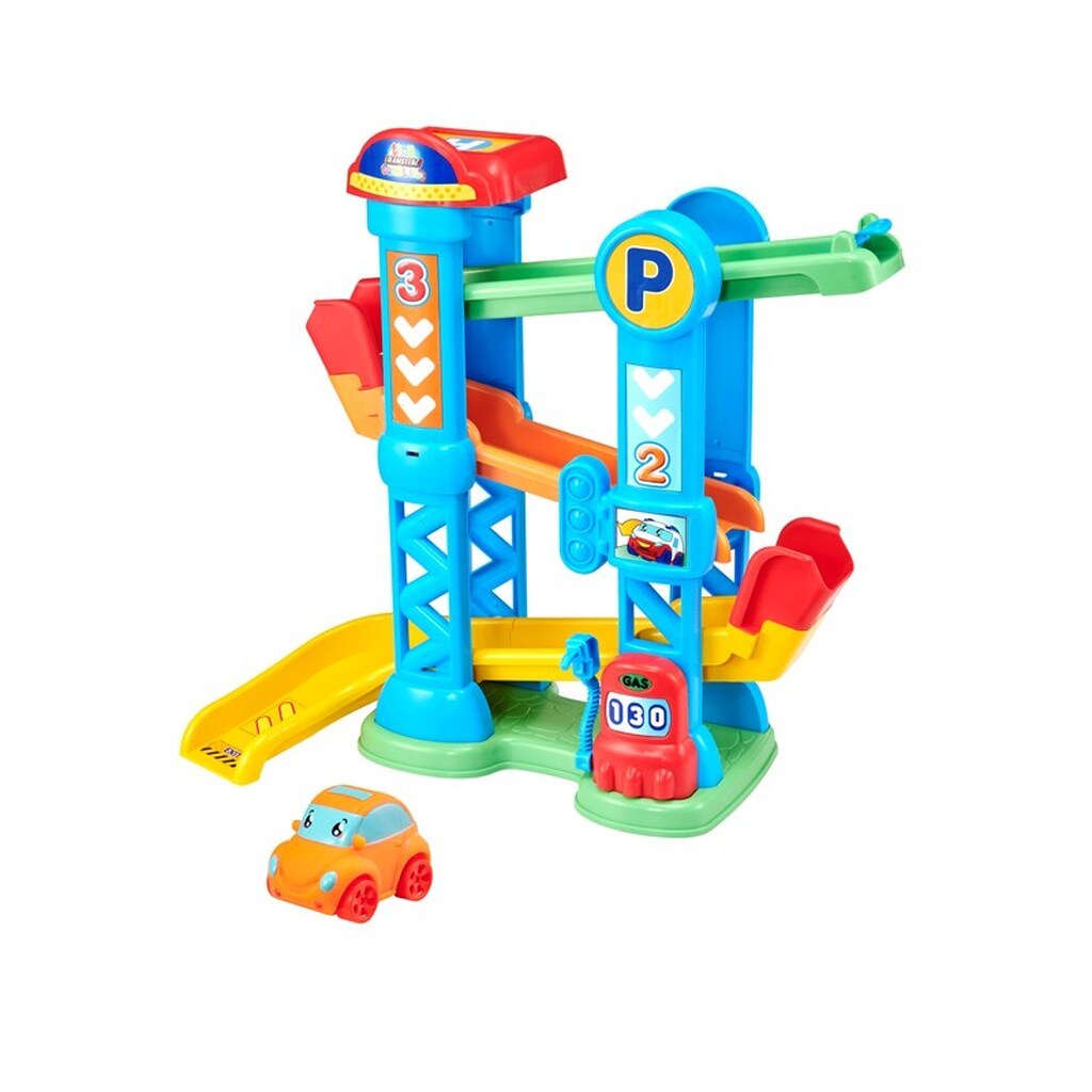 Teamsterz Tiny  Tumbling Tower and toy car