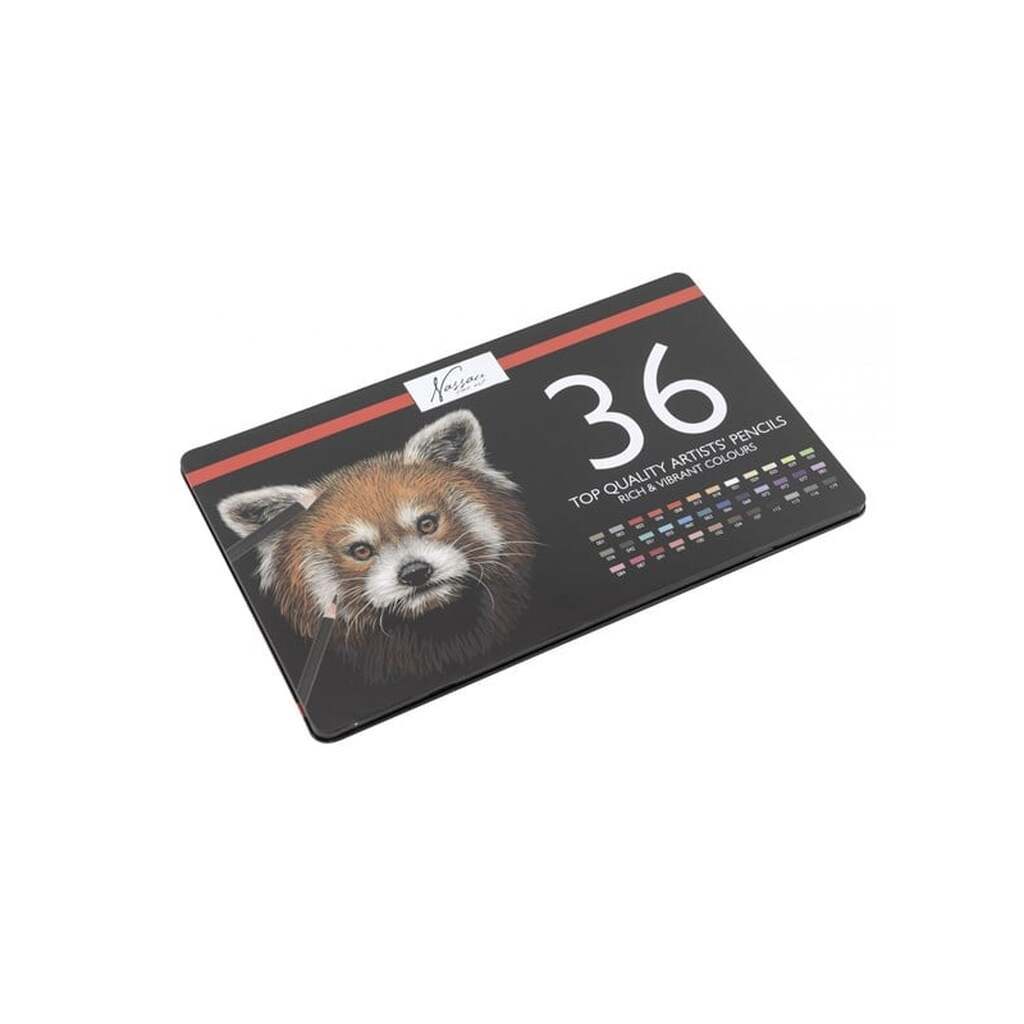 Nassau Farveblyanter 36 stk. i metalæske