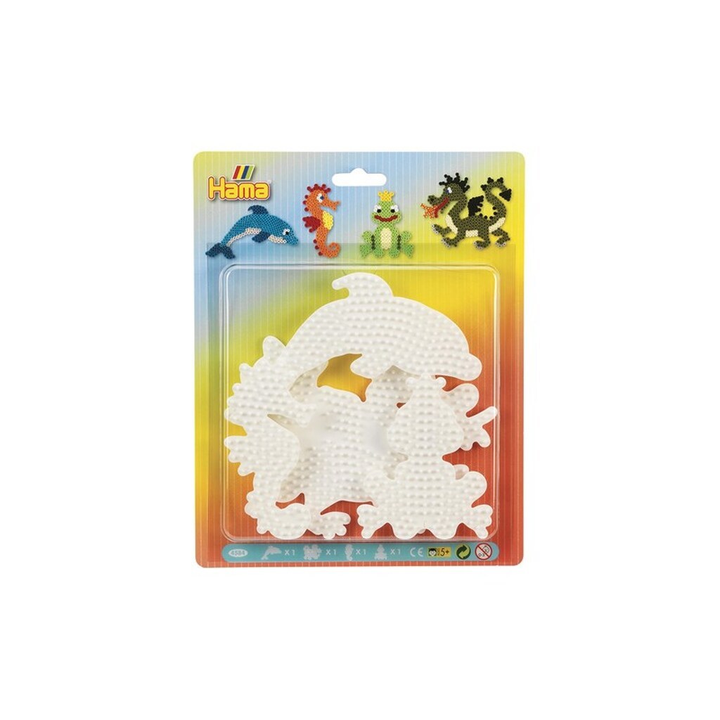Hama Ironing Beads Pegboards - Animals 4 pcs