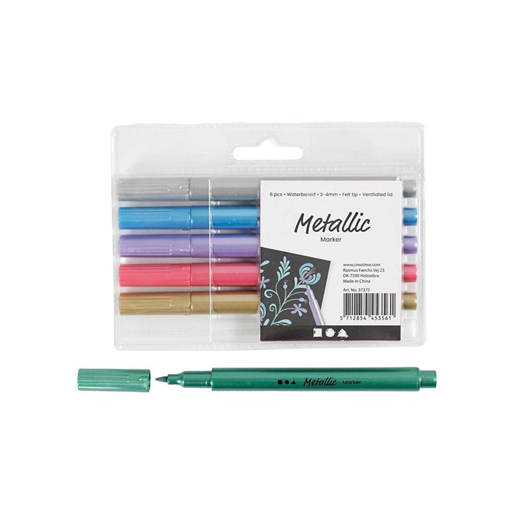 Creativ Company Markers Metallic 6pcs.