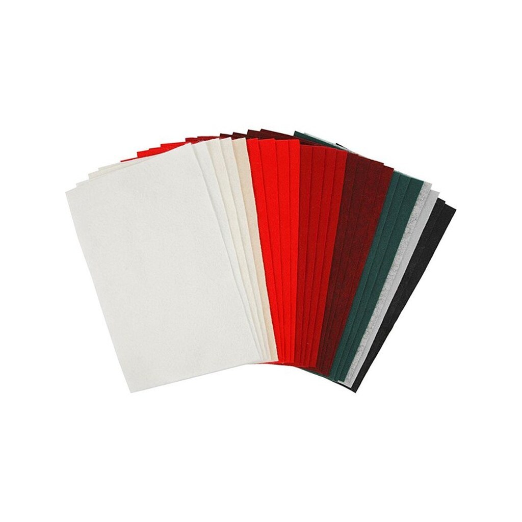 Creativ Company Hobby Felt Assorted Colors 24 Sheets