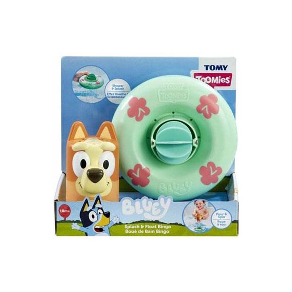 Bluey Splash and Float Bingo Play Figure Bath Toy
