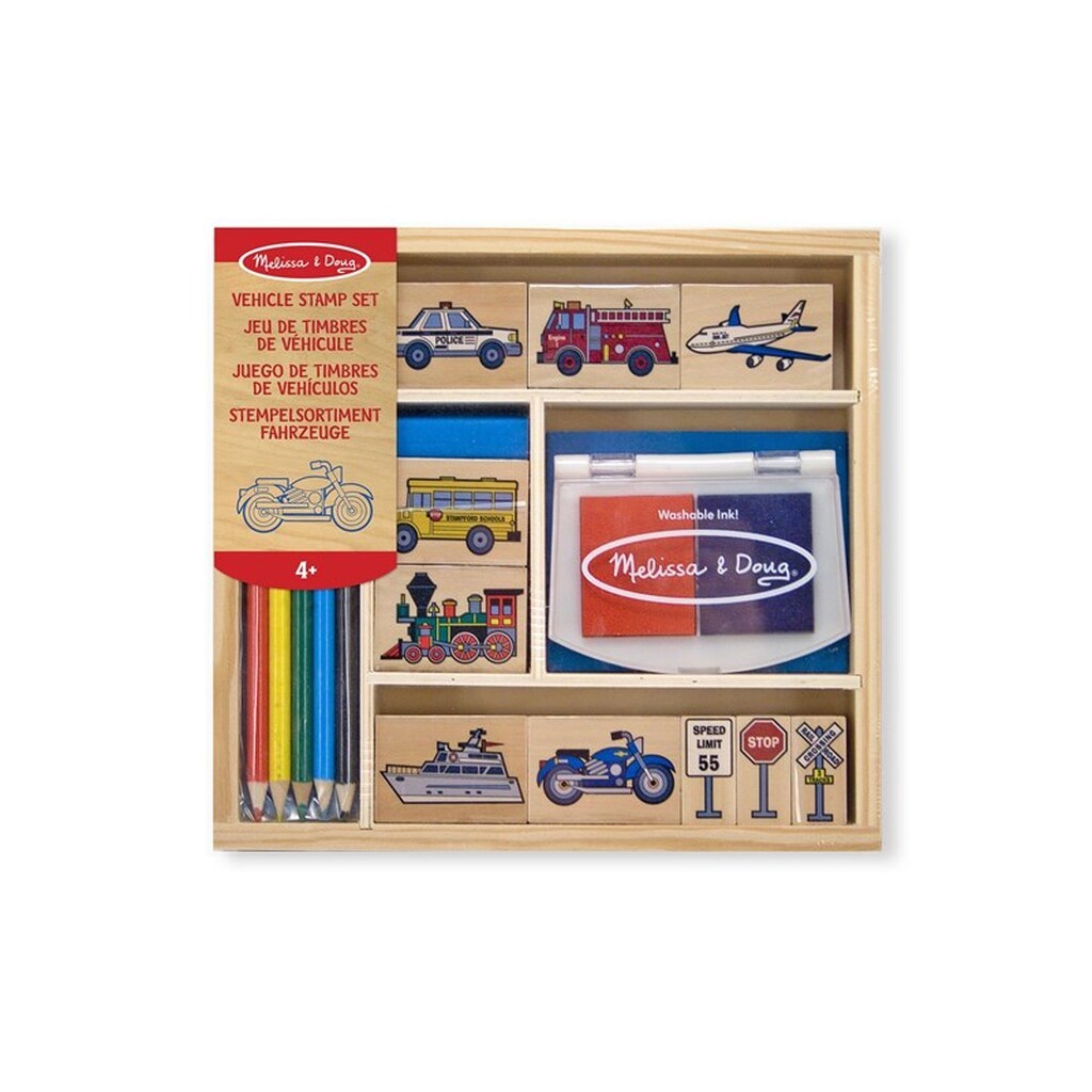 Melissa &amp; Doug Vehicle Stamp Set