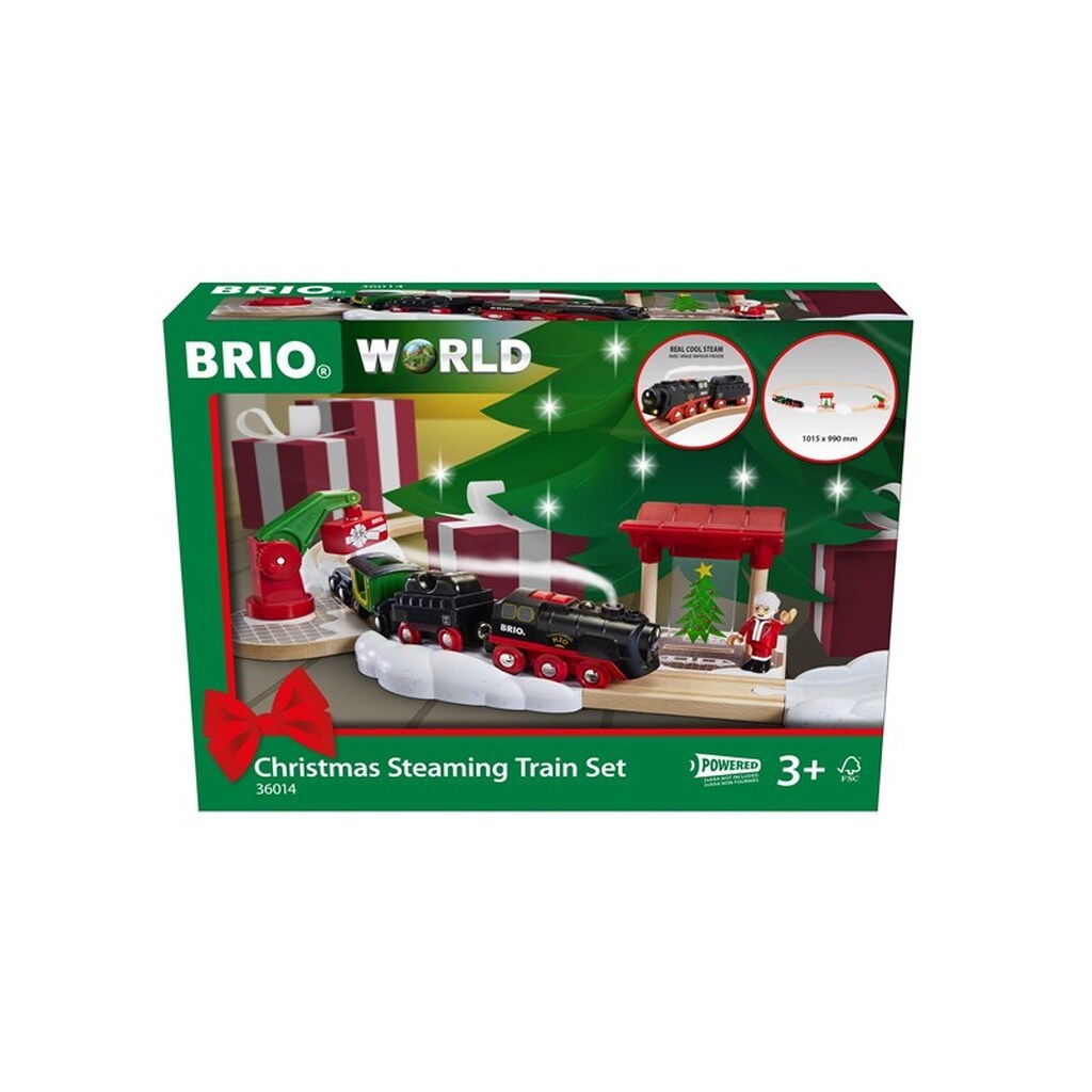 Brio 36014 Christmas Steaming Train Set