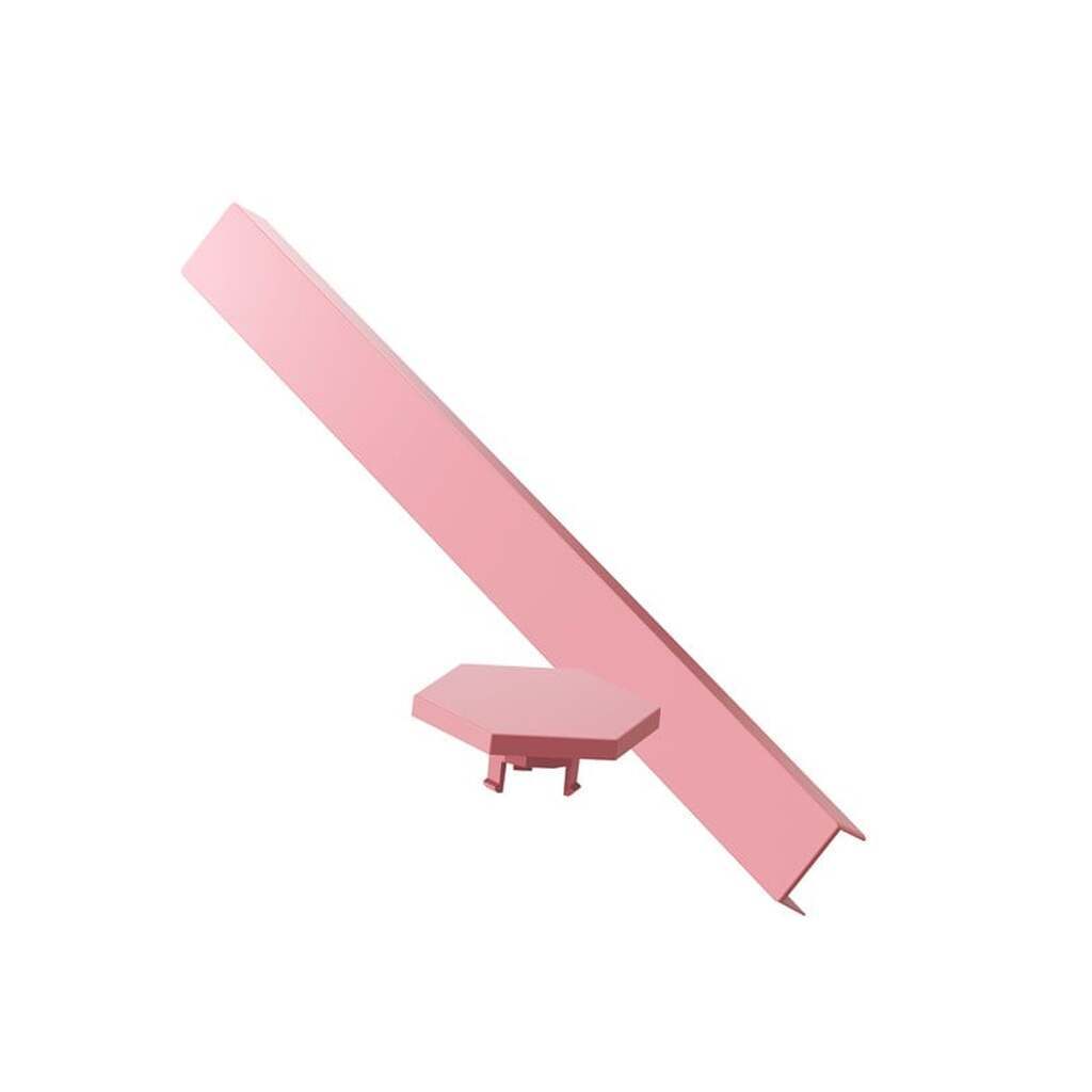 Nanoleaf Lines - light skin cover and mounting cap set - matte pink (pack of 9)