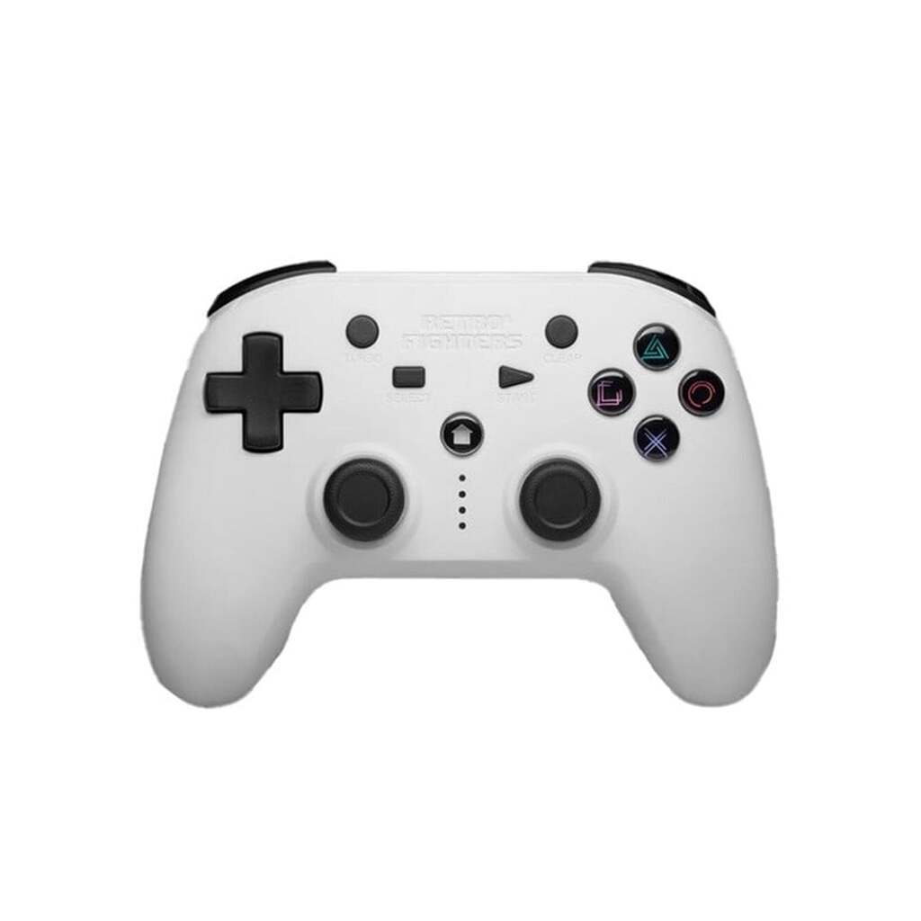 Retro Fighters Defender Bluetooth Edition Controller - White - Wireless Controller - Sony PlayStation 4