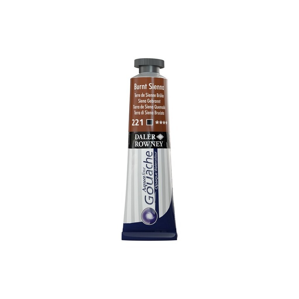 Daler-Rowney Aquafine Gouache 15ml Burnt Sienna