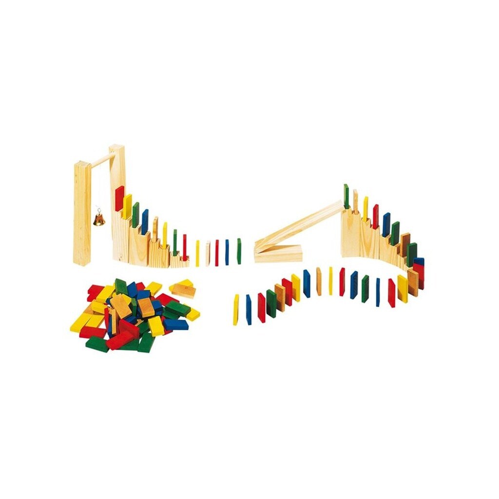 Goki - Domino Rally Wood 250pcs