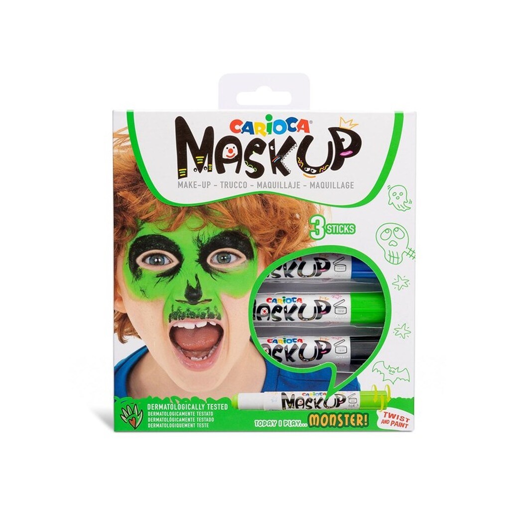 Carioca MASKUP ansigtsfarve. 3 stk.