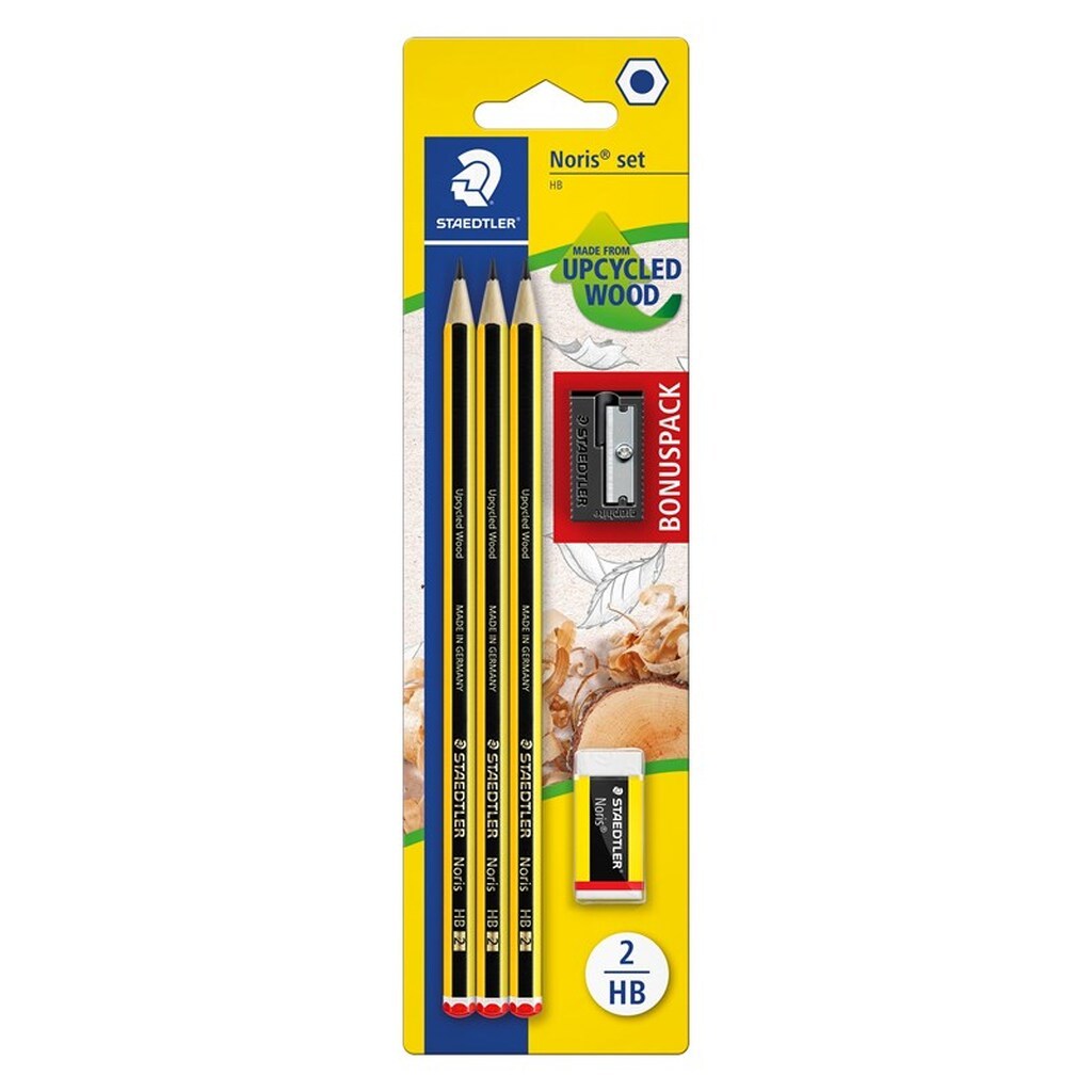 Staedtler Noris Blyant HB Sæt/Bc - 100% PEFC