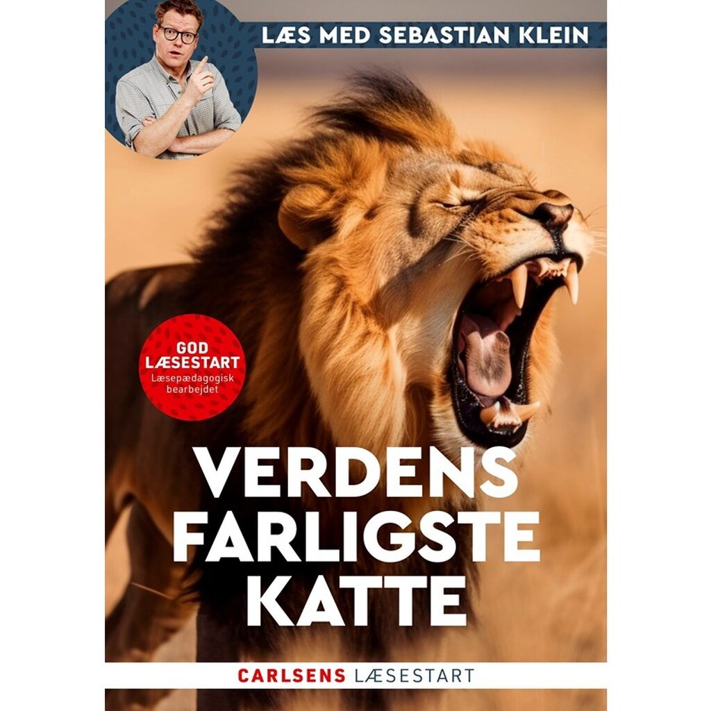 Læs med Sebastian Klein - Verdens farligste katte - Børnebog - Hardcover