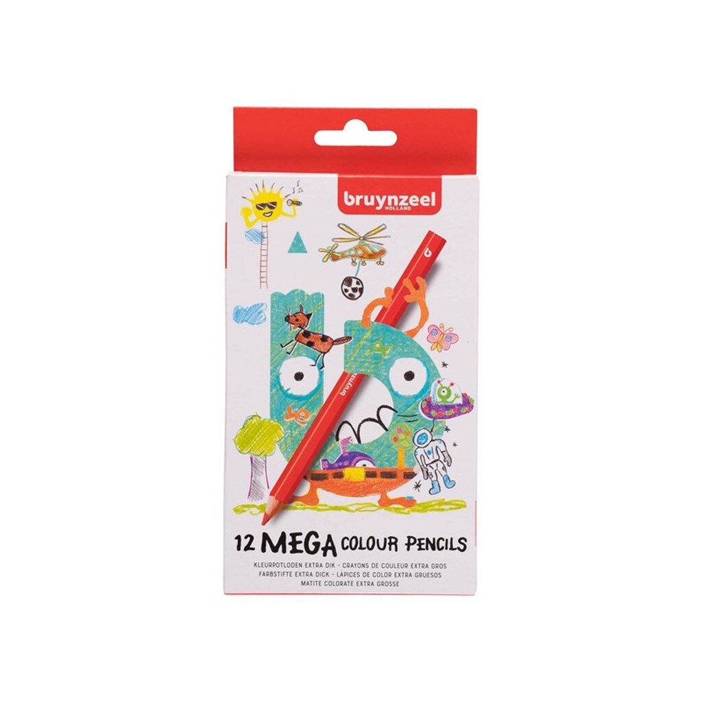 Bruynzeel Mega Colored Pencils Set 12