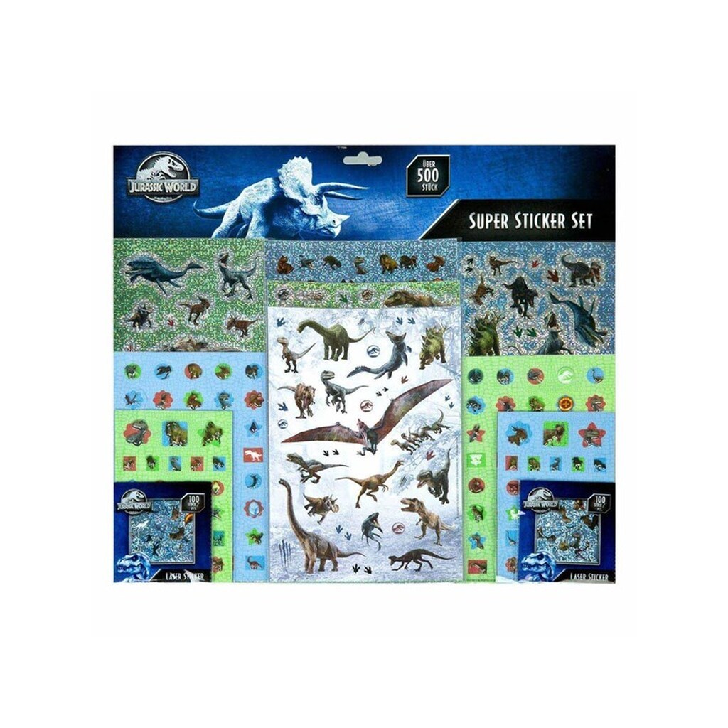 Undercover Jurassic World Sticker Set 500pcs.