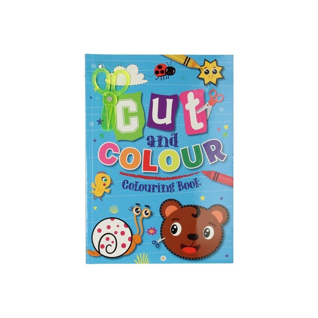 Wins Holland Cutting and Coloring Book with Safe Scissors