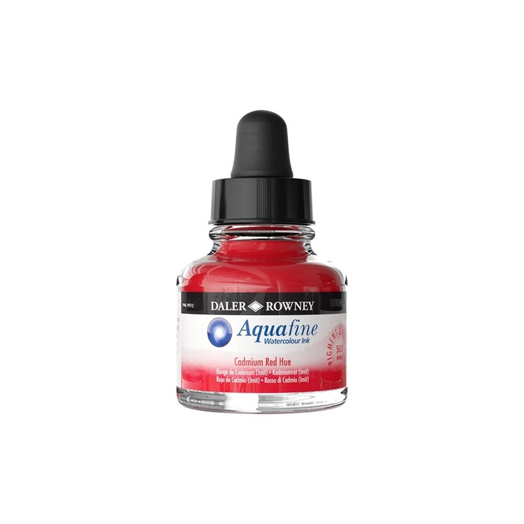 Daler-Rowney Aquafine 29.5 ml Ink Cad Red Hue