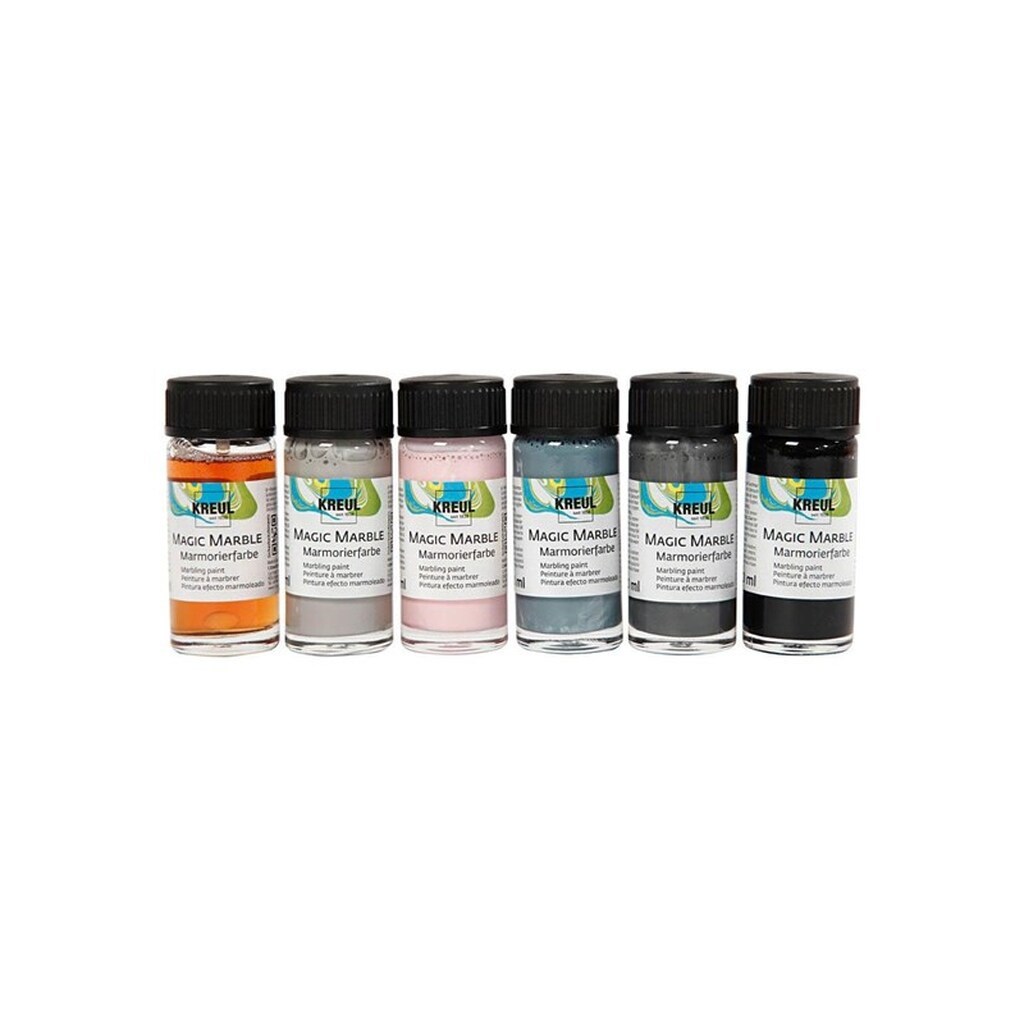 Creativ Company Magic Marble Paint Pastel Colors 6x20ml