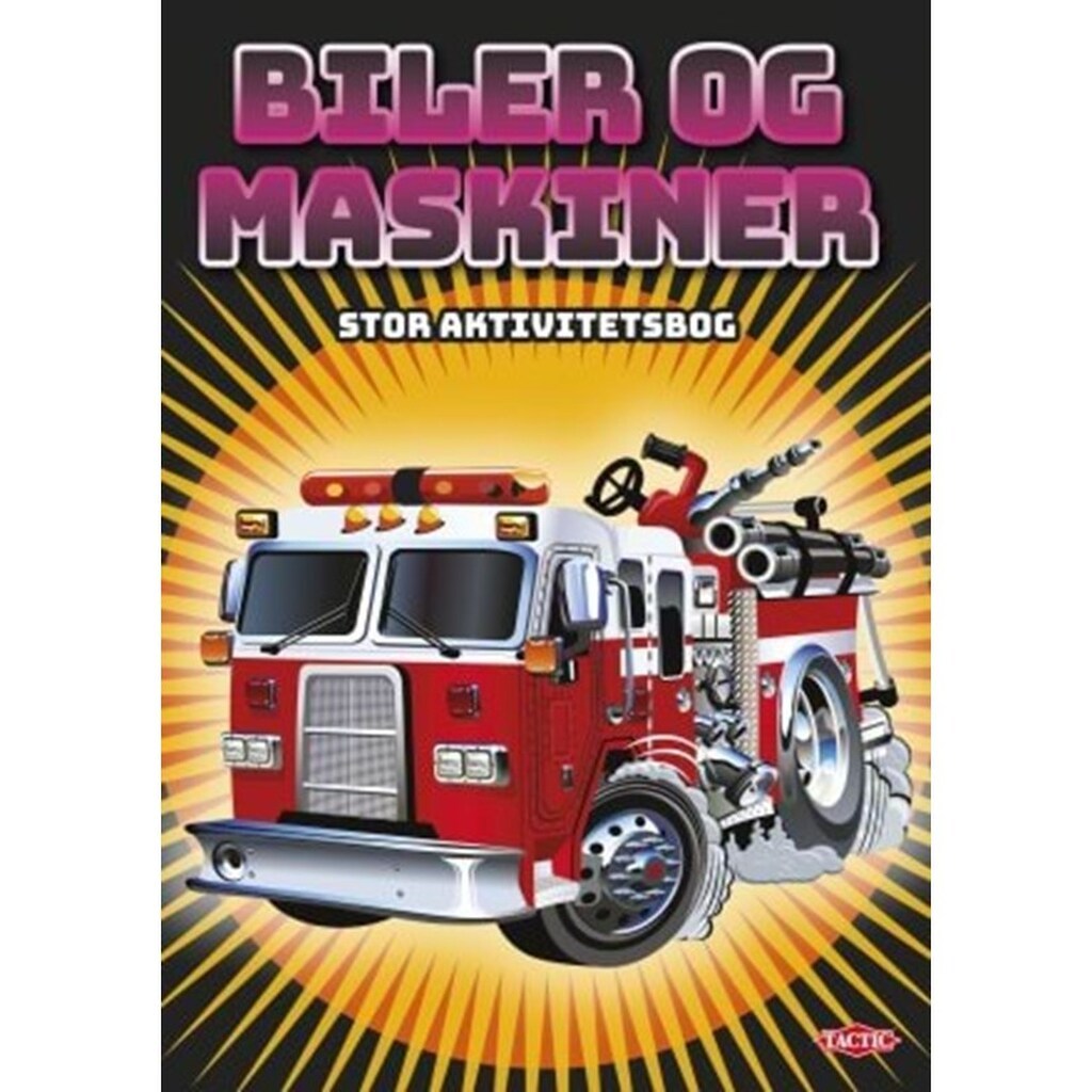 Tactic Biler og maskiner stor aktivitersbog (96s)