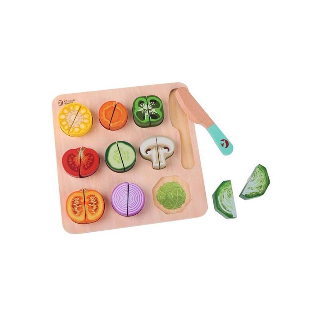 Classic World Wooden Cutting Vegetables 20pcs.