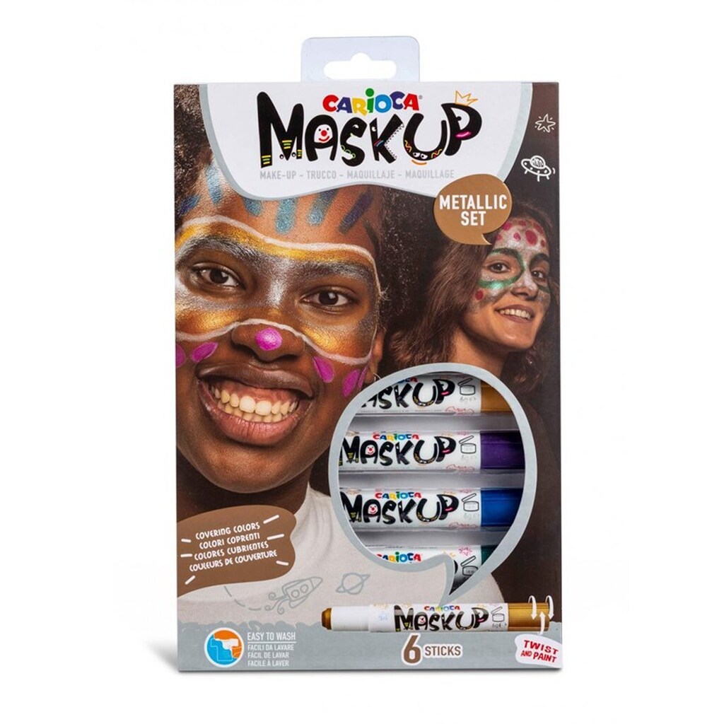Carioca MASKUP ansigtsfarve. 6 stk.