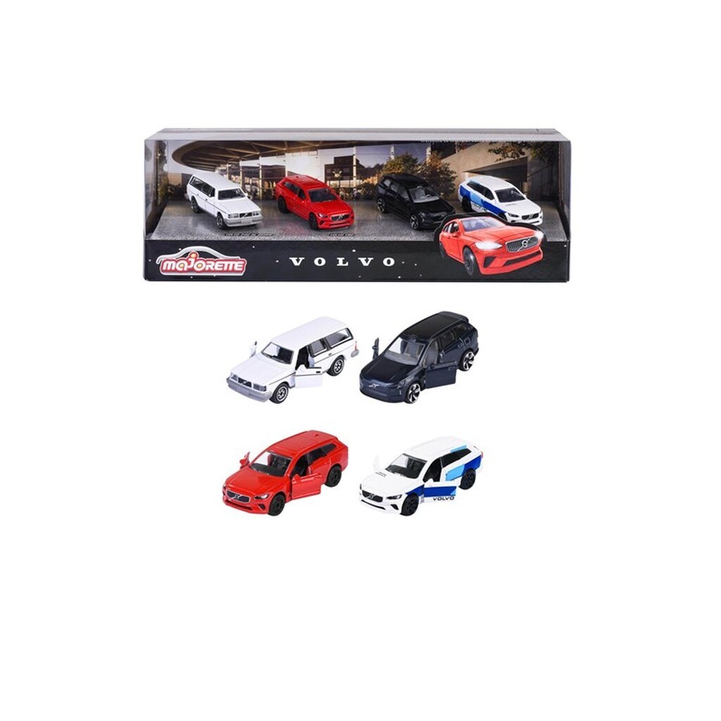 Majorette  Premium Cars Volvo 4 Pieces Giftpack