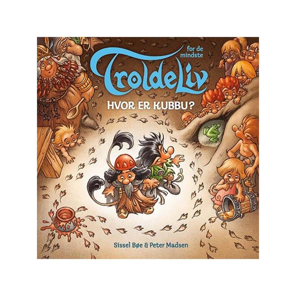 Troldeliv - Hvor er Kubbu? (Papbog med døre og figurer) - Børnebog - Papbog