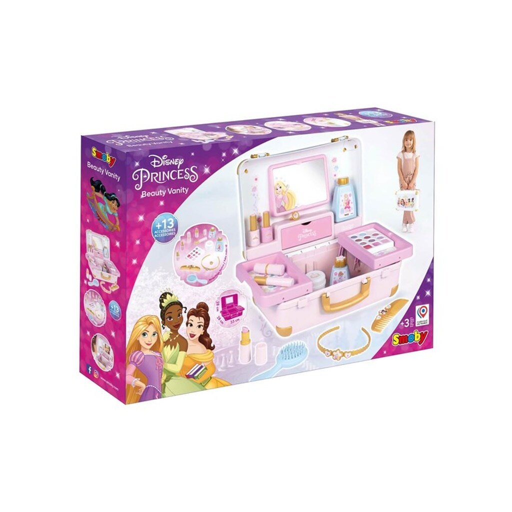 Smoby - Disney Princess Beauty Case 13 pcs.