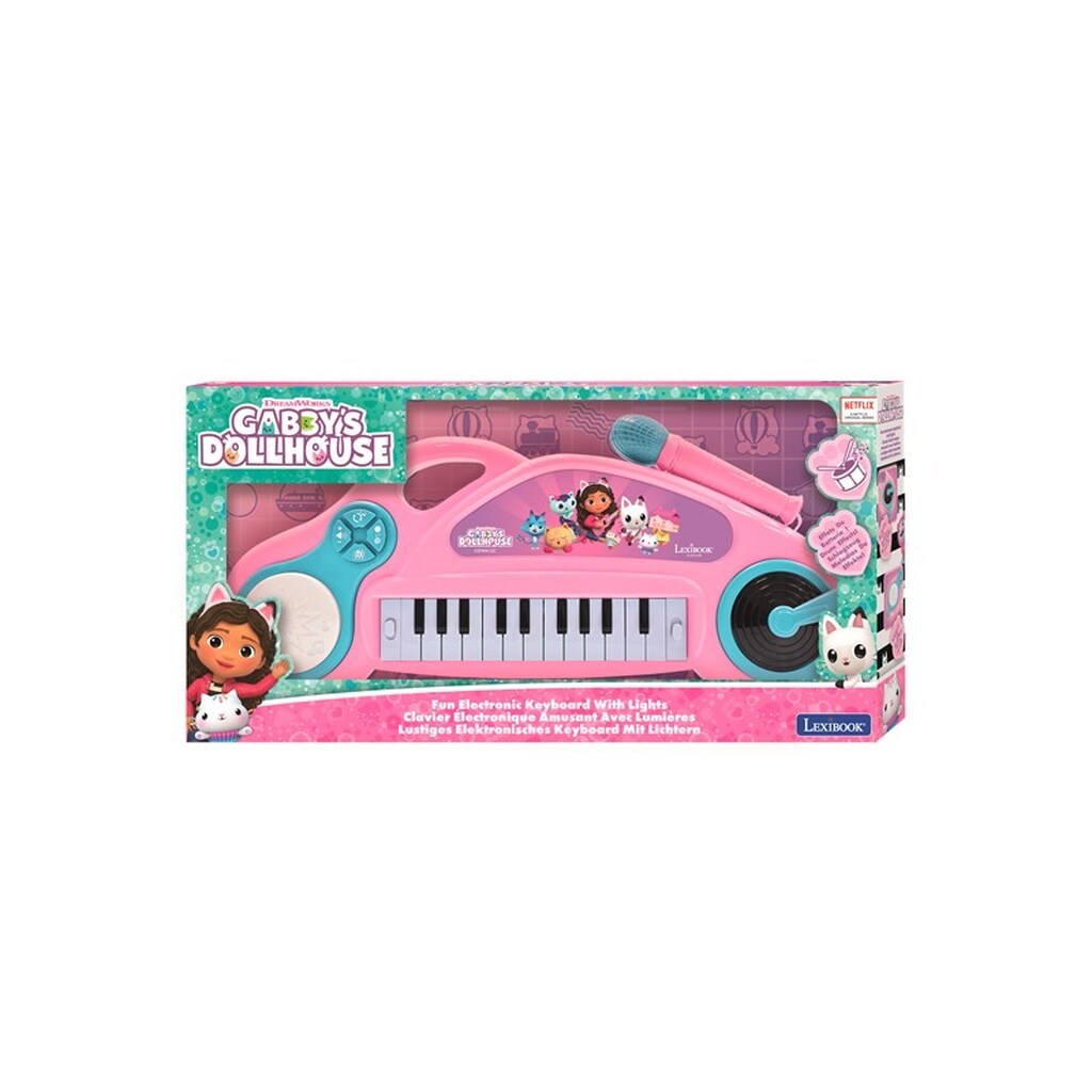 Gabby&apos;s Dollhouse Elektronisk Keyboard med Lys