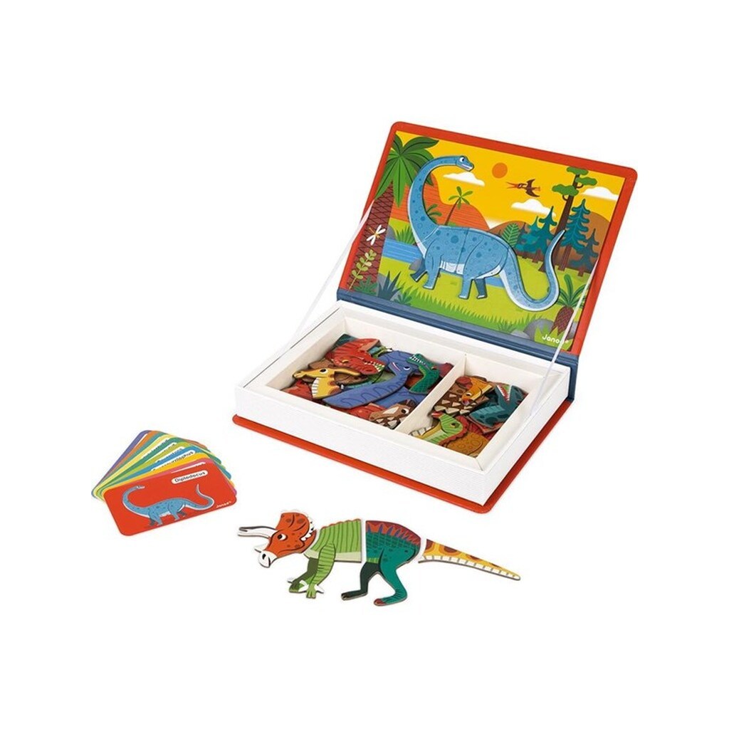 Janod Magneti&apos;book - Dinosaurs - 40 Magnets