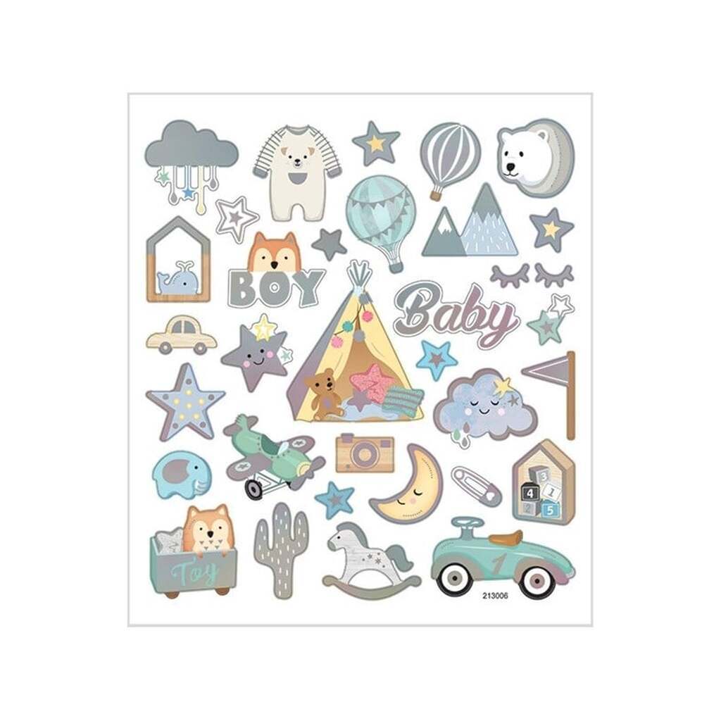 Creativ Company Stickers Baby Boy 1 Sheet
