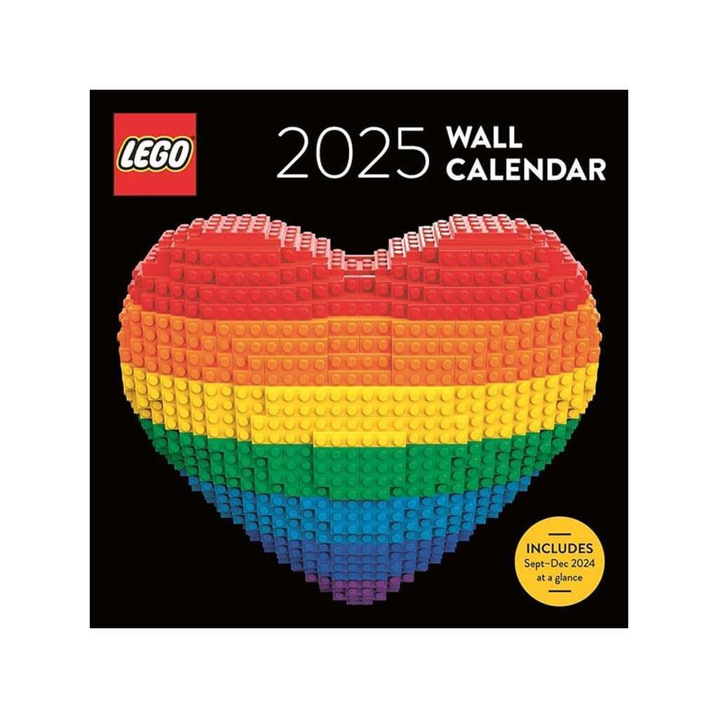 Euromic LEGO®Wall Calendar 2025 - Rainbow Heart