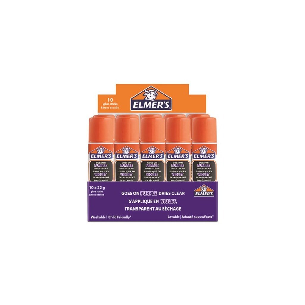 Elmer&apos;s Disappearing Purple limstifter | 22 g | 10 styk