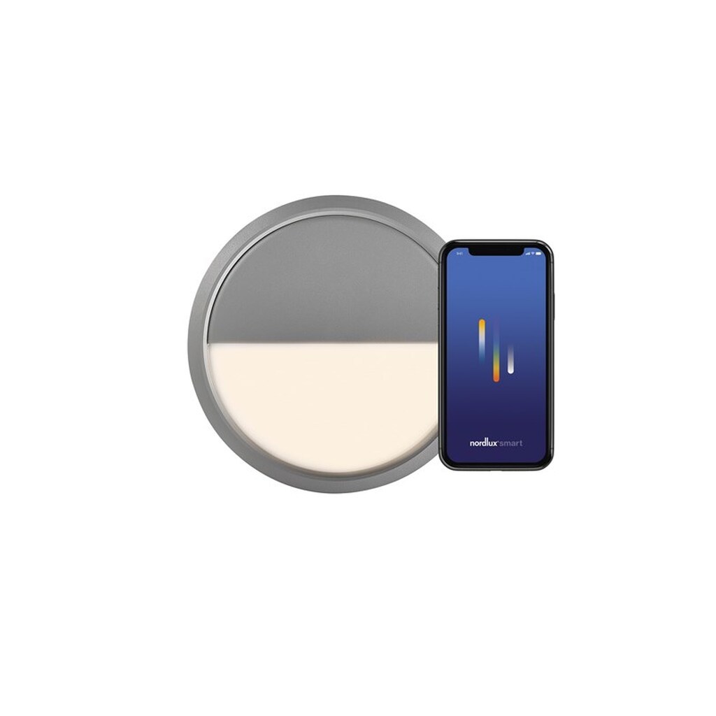 Nordlux Ava Smart plafond, grå