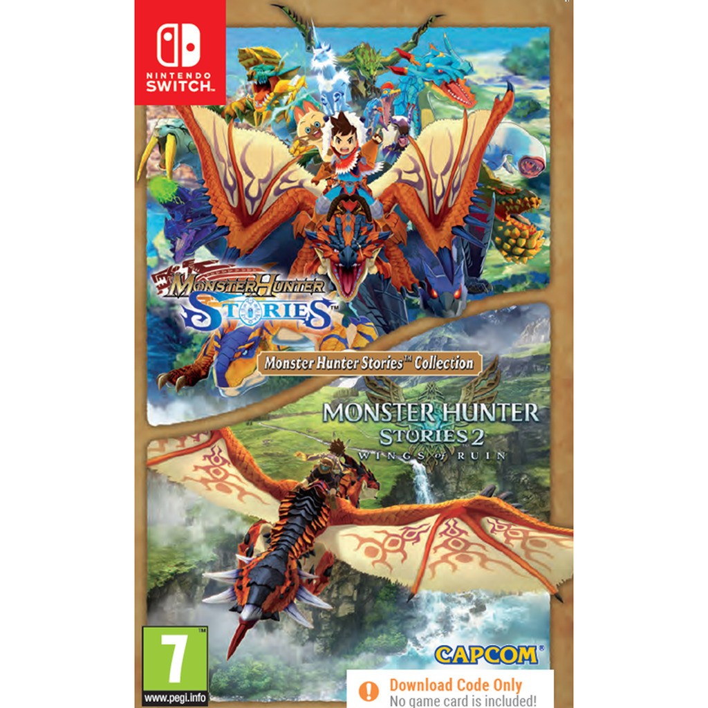 Monster Hunter Stories Collection (Code in a Box) - Nintendo Switch - RPG