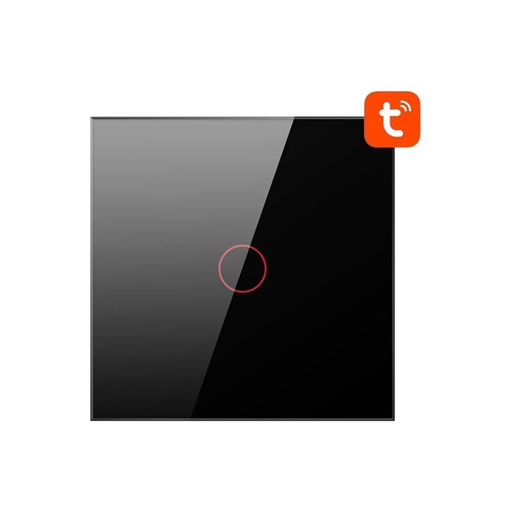 Avatto Smart Light Switch WiFi TS02-EU-B1 1 Way TUYA (black)