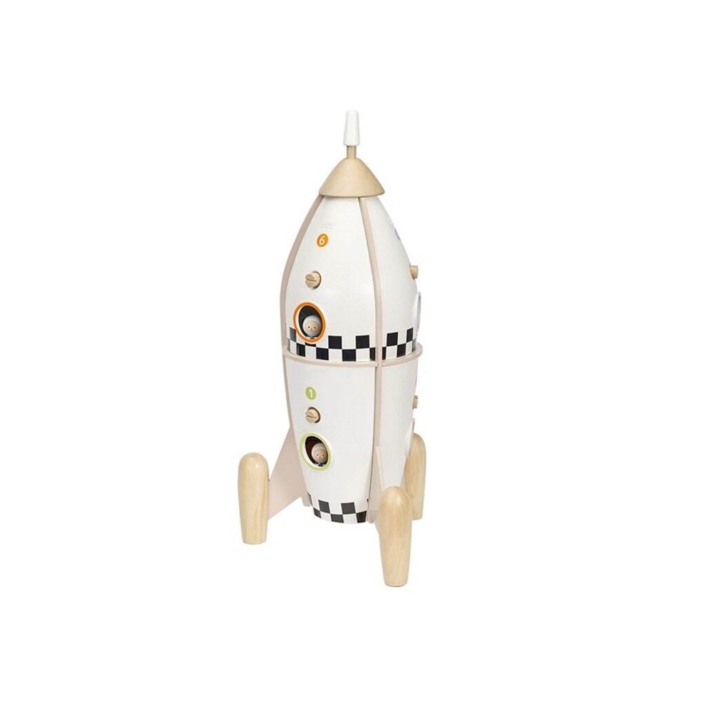 Classic World Wooden Construction Rocket 51 pcs.