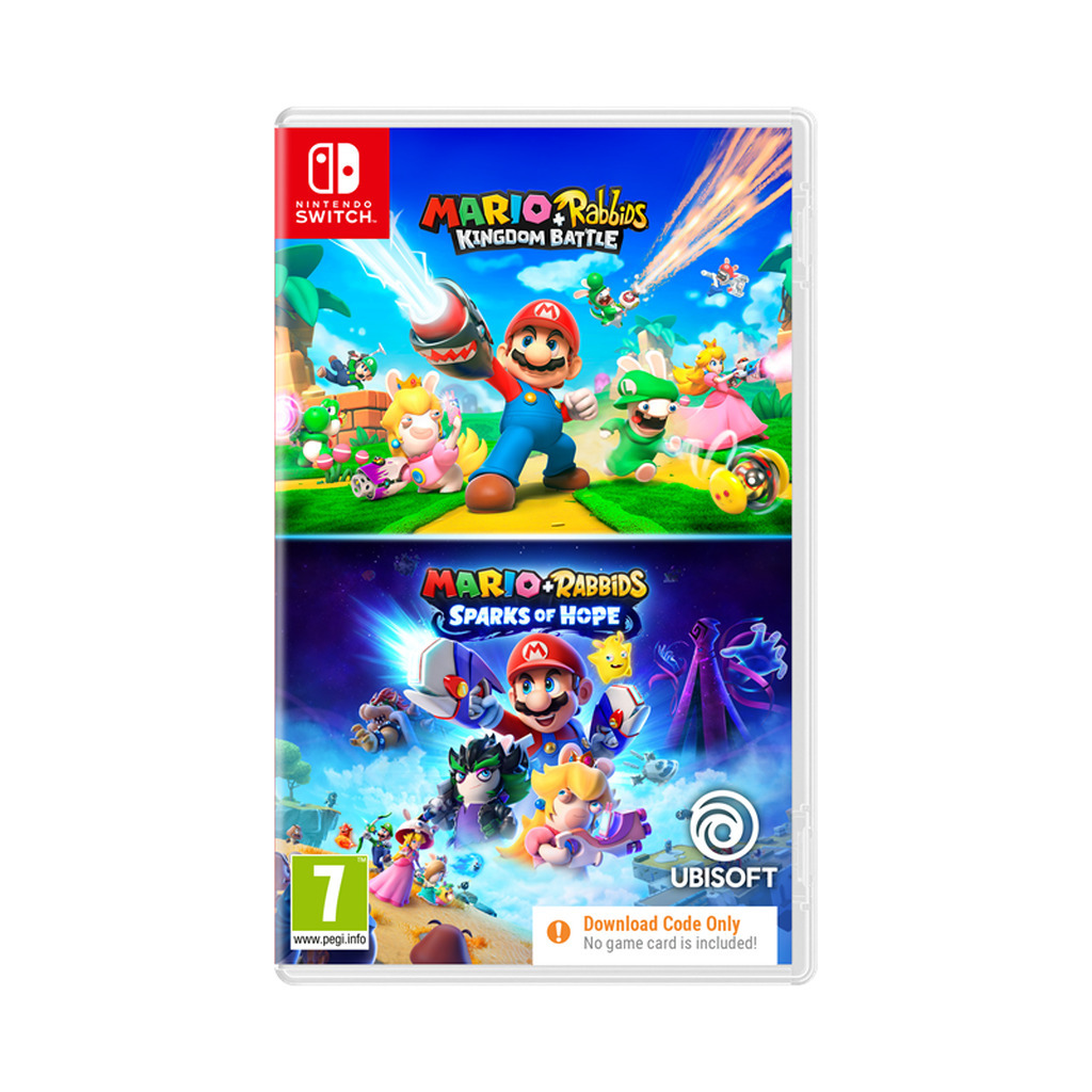 Mario + Rabbids Kingdom Battle / Mario + Rabbids Sparks of Hope (Code in a Box) - Nintendo Switch - Strategi