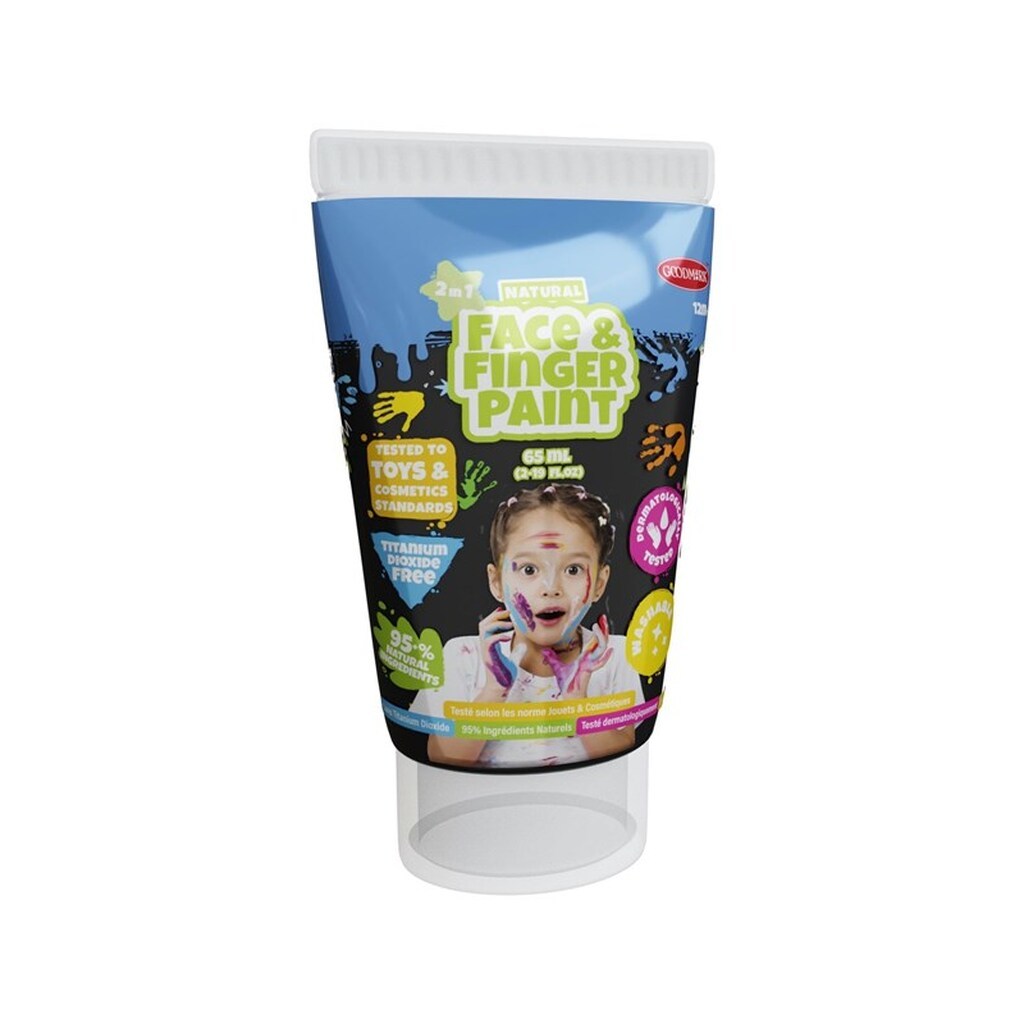 Boti Natural Face &amp; Fingerpaint Tube - Black 65ml