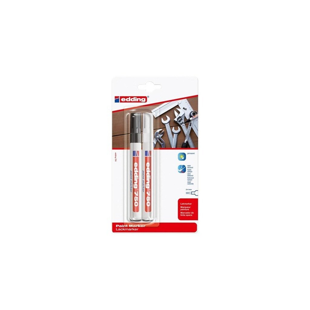 Edding - Felt-tip pen  Paint Marker White and Black