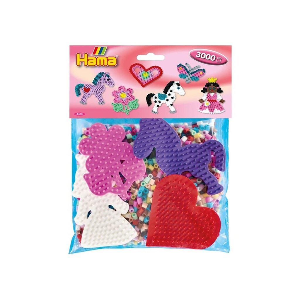 Hama Beads Set Group Pack Pink 3000 pcs