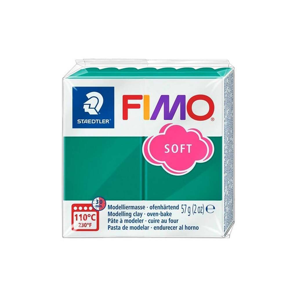 Staedtler FIMO modeller Soft 57g. Mørkegrøn