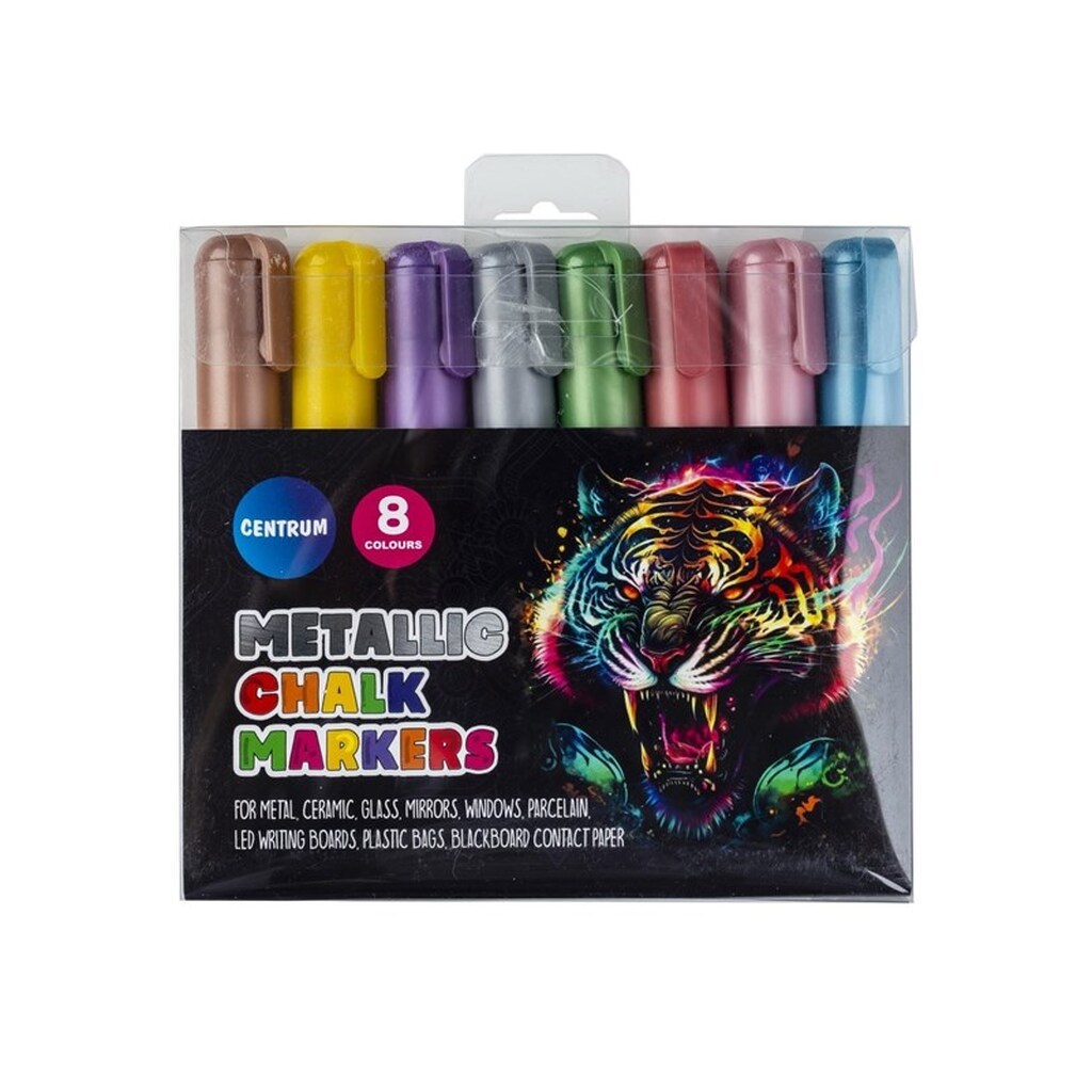 CENTRUM Kridtmarker 3-5mm. 8 stk. etui.
