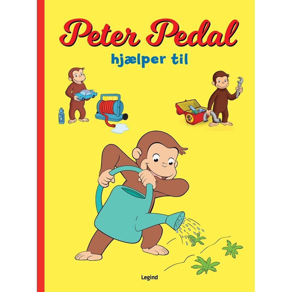 Peter Pedal hjælper til - Børnebog - Hardcover