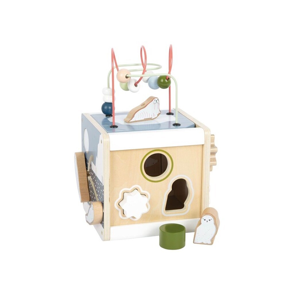 Small Foot - Wooden Motor Activity Cube Arctic