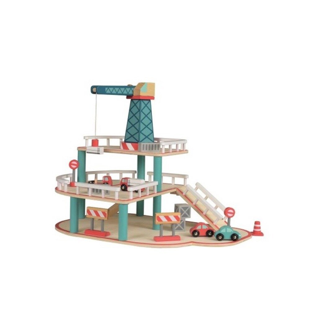 Egmont Toys Wooden Garage with Crane
