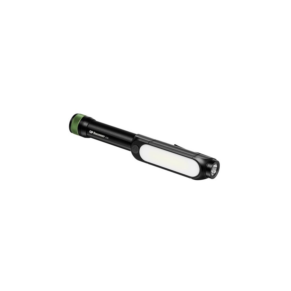 GP Discovery lommelygte, C34, 350/550 lumen, sort