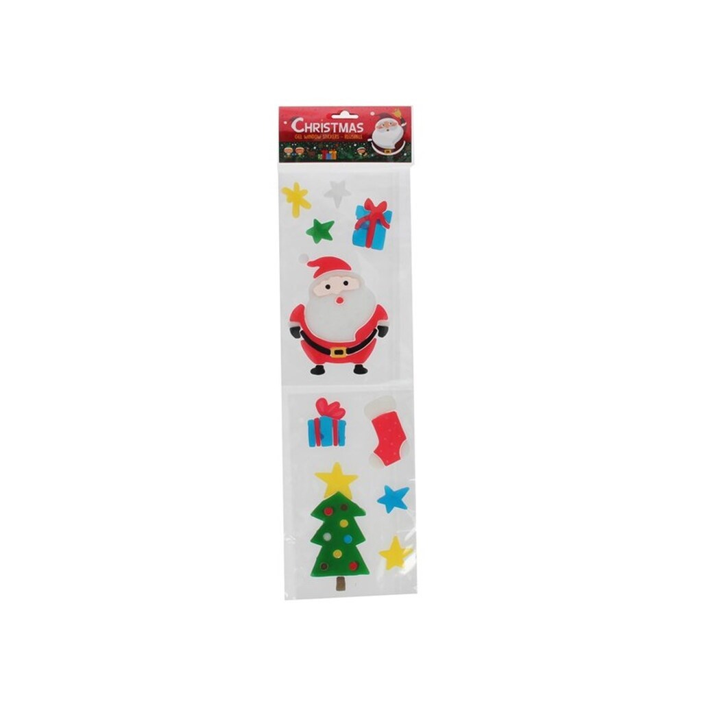 Wins Holland Reusable Gel Window Stickers Christmas (Assorted)
