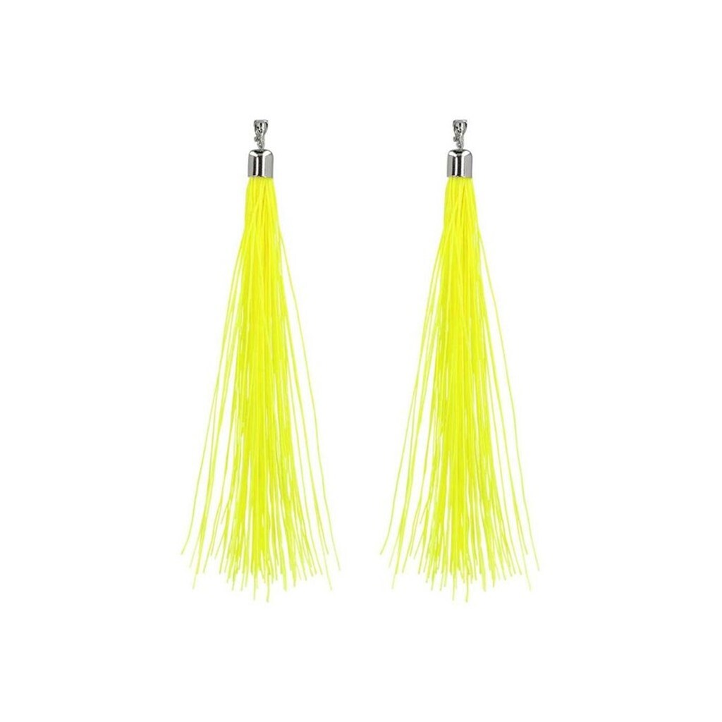 Boland - Earrings Festival Neon Yellow 20cm