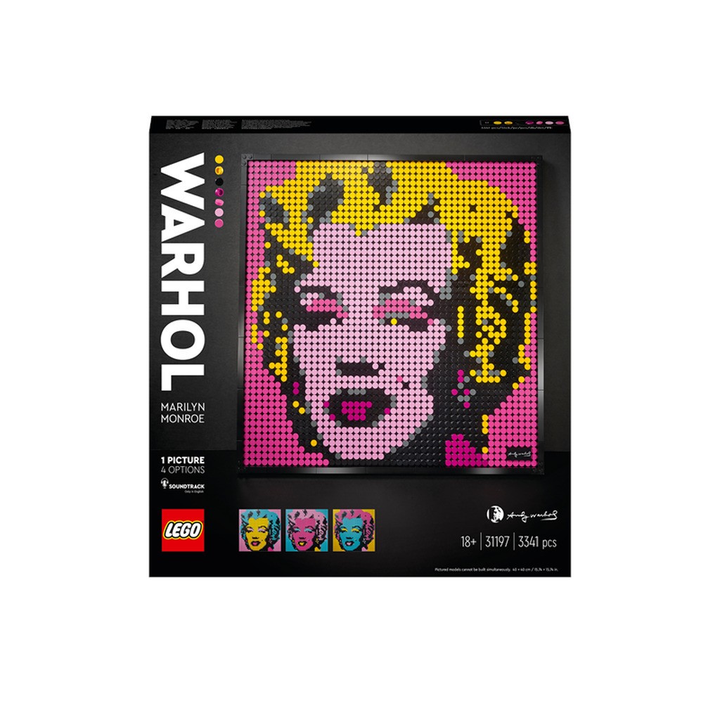 LEGO Art 31197 Andy Warhol&apos;s Marilyn Monroe