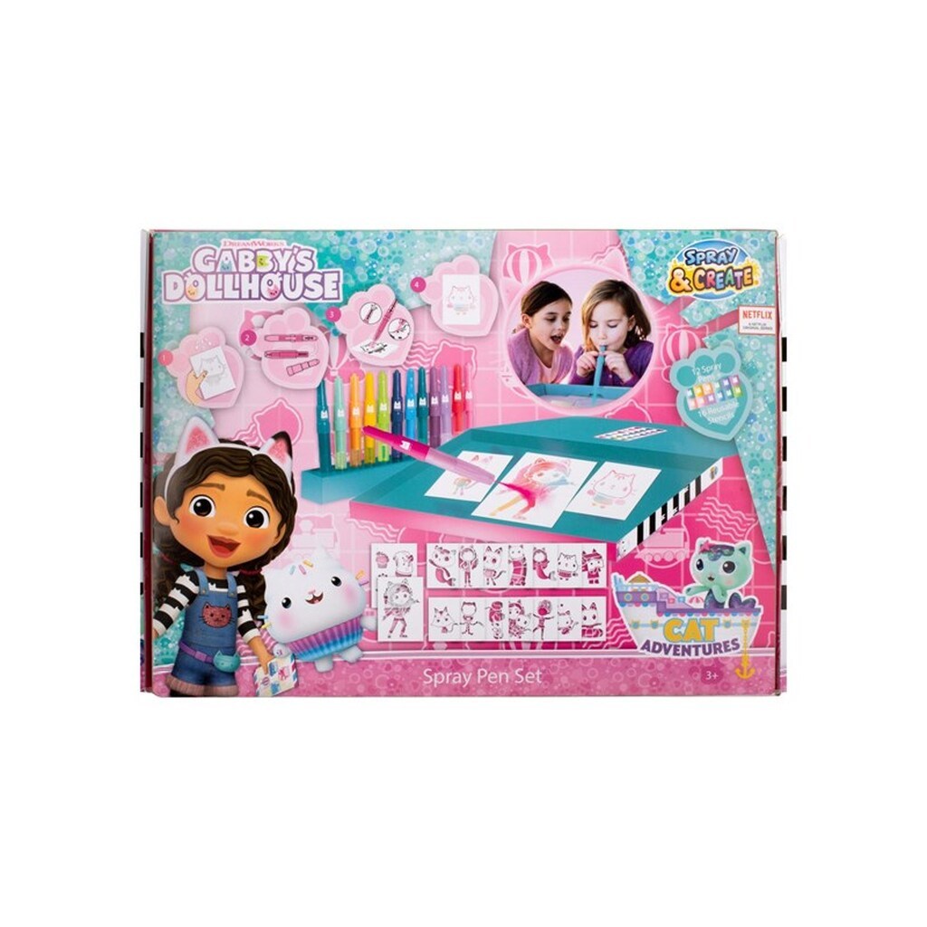 Canenco - Gabby&apos;s Dollhouse Blow Pen Set Deluxe