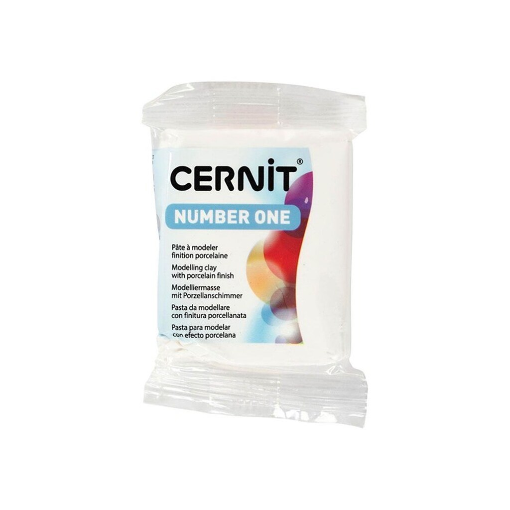 Creativ Company Cernit Modeling Clay Opaque White 56 grams